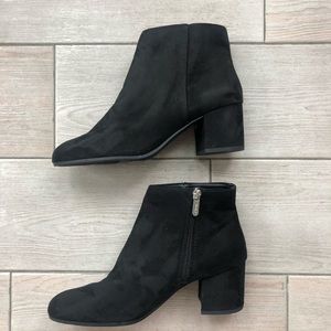 Sam Edelman Black Suede Booties